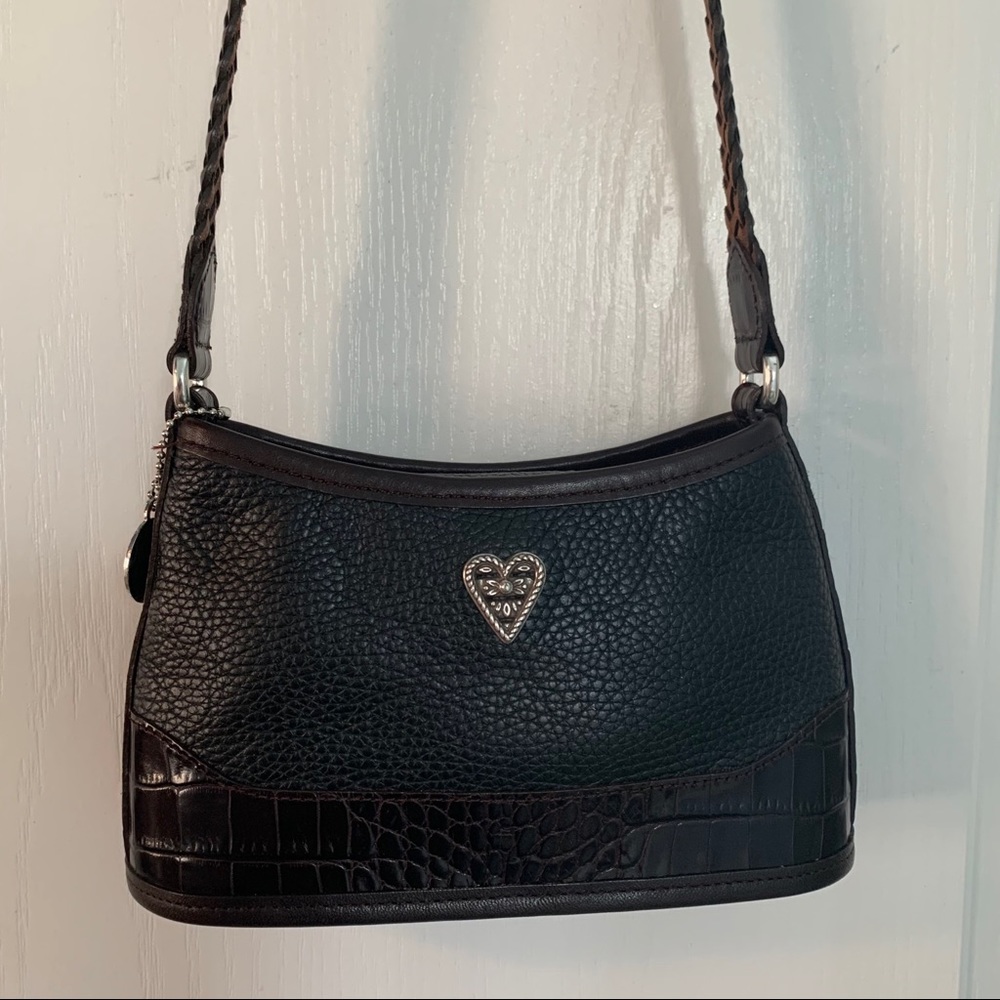 Brighton Black and Brown Leather Purse